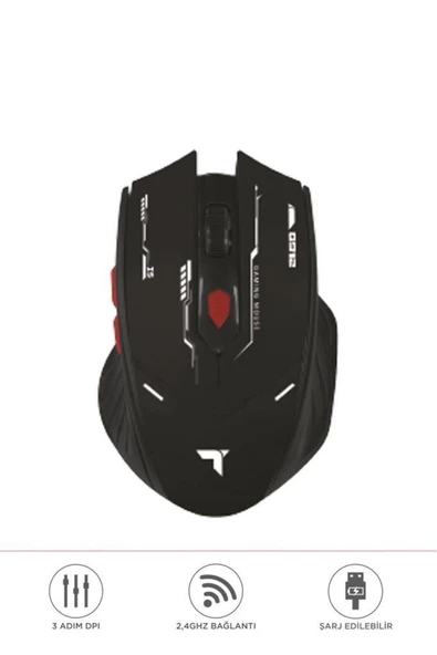TM-20 Çift Modlu Kablosuz Oyuncu Mouse Fare ürün görseli 1