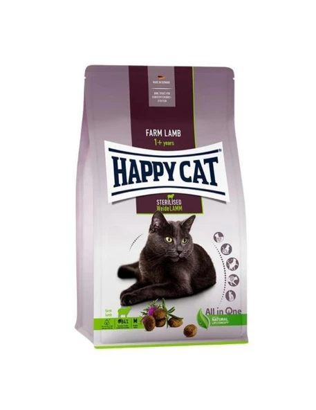 Happy Cat Kuzu Etli Kısırlaştırılmış Kedi Maması 10 Kg ürün görseli 1