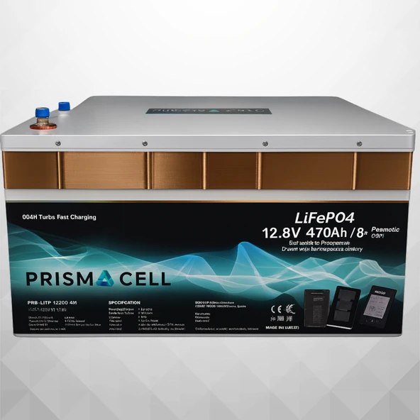 Prismacell 12.8V 470Ah LiFePO4 Akü | Karavan & Solar ürün görseli 1