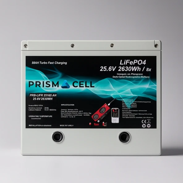 Prismacell 25.6V 105Ah LiFePO4 Akü | Solar & Marin ürün görseli 1