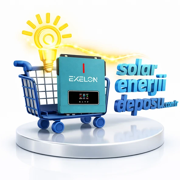 Exelon EXS-CP-MAX – EMAX PRO-10200/48 10.2kW 48V Akıllı İnvertör ürün görseli 1
