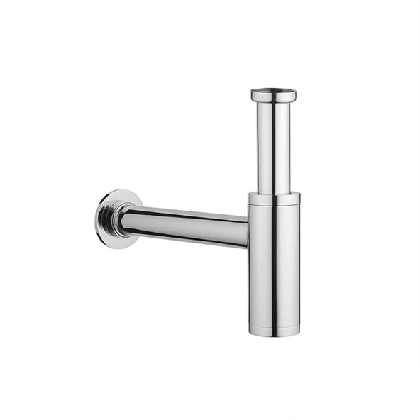 Bocchi Lavabo sifonu T Tipi Krom 6180-0002 ürün görseli 1