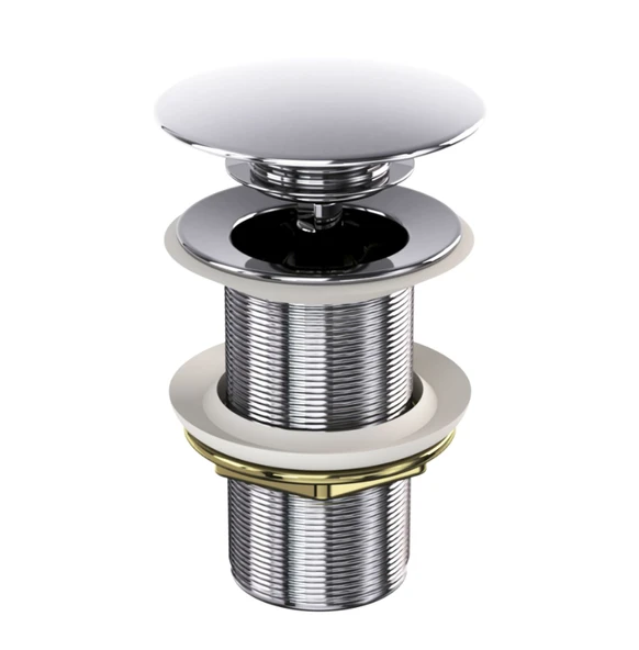 Bocchi Krom Lavabo Süzgeçi Su Taşma Deliksiz 6190-0001 Üst Grup ürün görseli 1