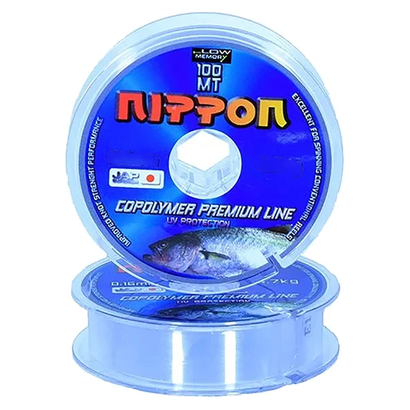 Nippon Premium 100m Monofilament Olta Misinası  0.28mm 11.7kg ürün görseli 1