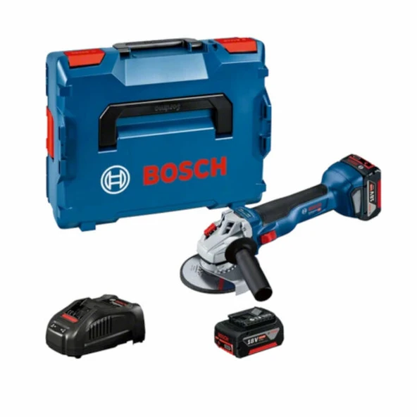 BOSCH 06019J4004 Gws 18V-10 (5 Ah) Akülü Taşlama Makinesi ürün görseli 1
