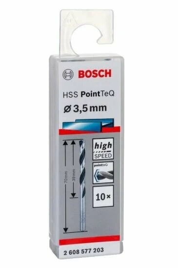 BOSCH 2608577203 Hss -Pointtec 3,5 mm 10'Lu ürün görseli 1