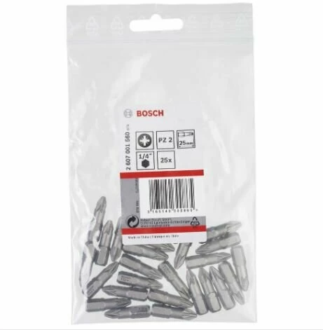 BOSCH 2607001560 Pozidriv Pz 2X25 mm. 25'Lı ürün görseli 1
