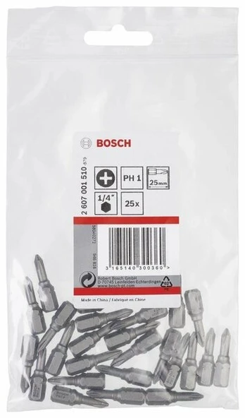 BOSCH 2607001510 Phıllıps Ph 1*25 25 Lı ürün görseli 1