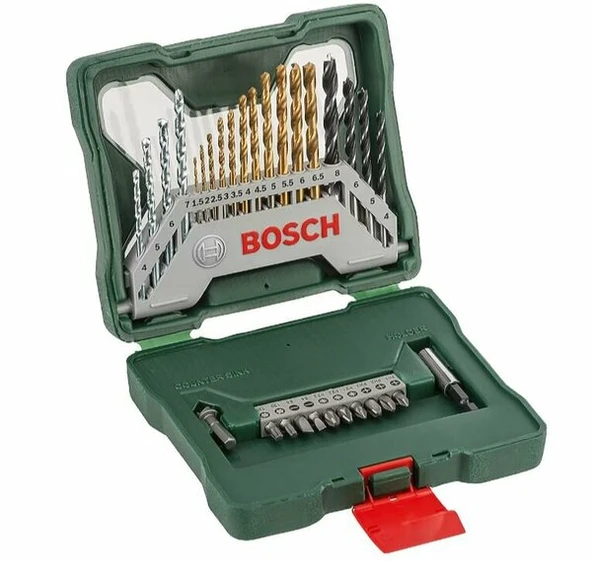 BOSCH 2607019324 X-Line 30 Parça Titanyum Aksesuar Seti ürün görseli 1