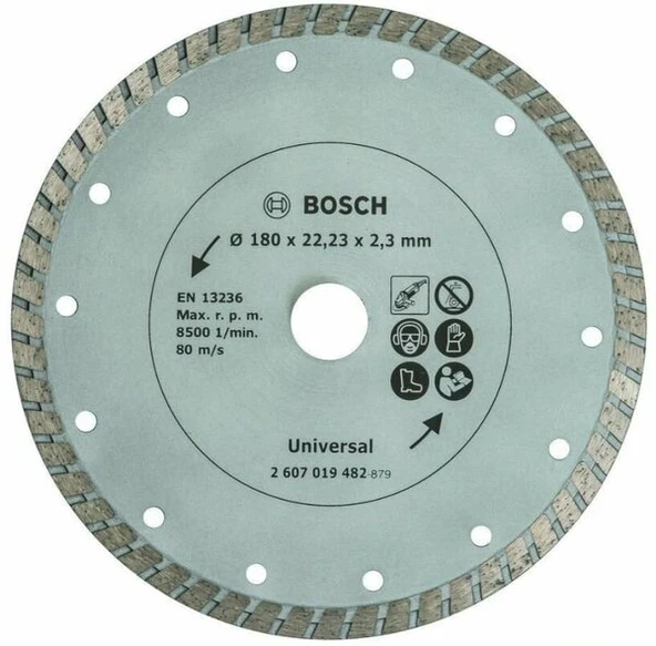 BOSCH 2607019482 Elm Test. Bıçağı Turbo 180 mm ürün görseli 1