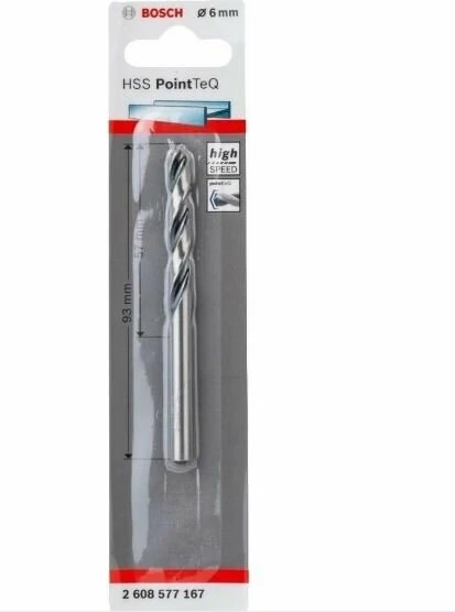 BOSCH 2608577167 Hss -Pointtec 6,0 mm 1'Li ürün görseli 1