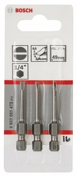BOSCH 2607001473 Slot 0,5*3,0*49 3'Lu ürün görseli 1