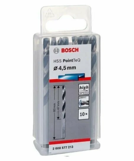 BOSCH 2608577213 Hss -Pointtec 4,5 mm 10'Lu ürün görseli 1