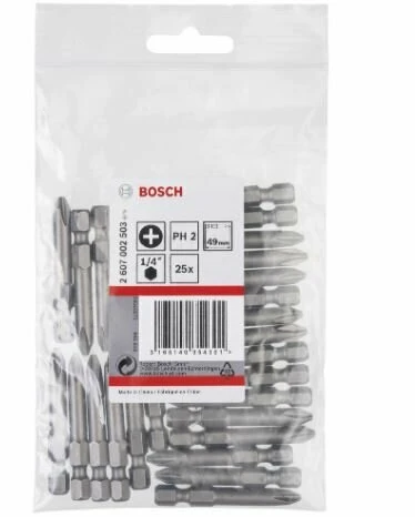 BOSCH 2607002503 Phıllıps Ph2*49 25 Lı ürün görseli 1