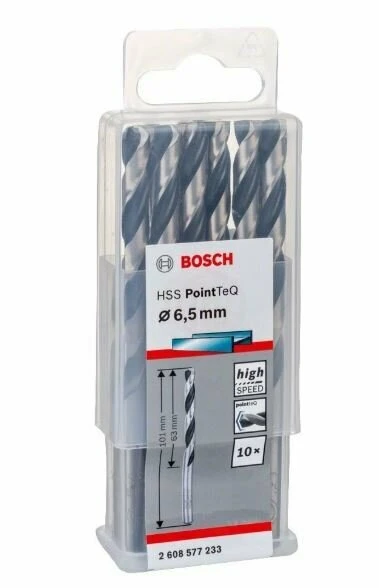 BOSCH 2608577233 Hss -Pointtec 6.5 mm 10'Lu ürün görseli 1