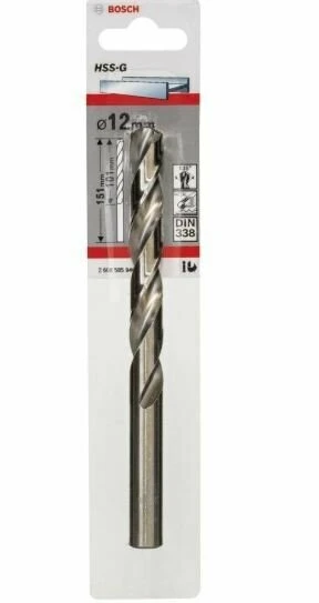 BOSCH 2608585940 Hss G-Metal Matkap Ucu 12*151 mm (1 Li Paket) ürün görseli 1