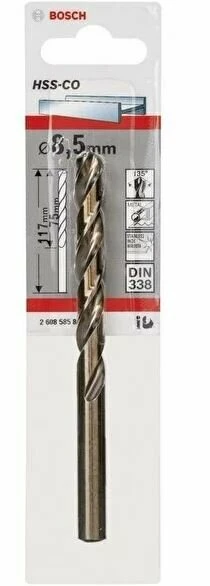BOSCH 2608585861 Hss-Co 8,5*117 mm Matkap Ucu ürün görseli 1
