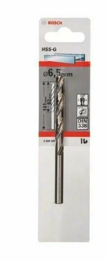 BOSCH 2608585927 Hss G-Metal Matkap Ucu 6,5*101 mm (1 Li Paket) ürün görseli 1