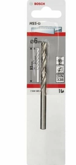 BOSCH 2608585926 Hss-G Metal Matkap Ucu 6*93 mm ürün görseli 1