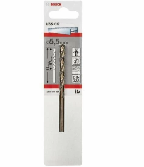 BOSCH 2608585854 Hss-Co 5,5*93 mm Matkap Ucu ürün görseli 1