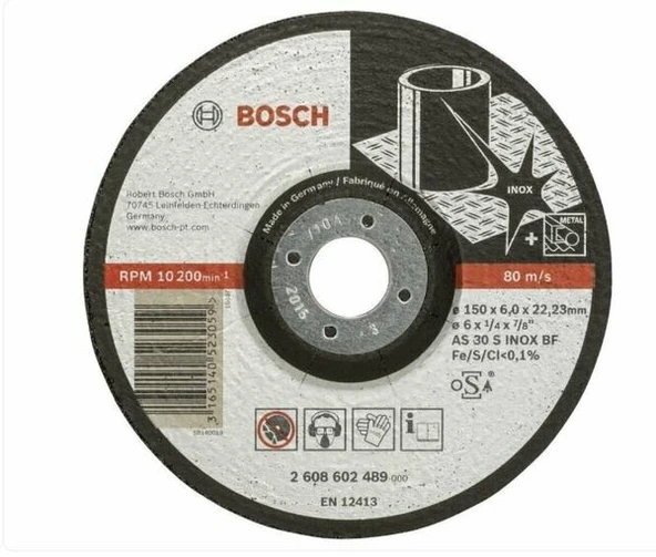 BOSCH 2608602489 Expert Inox Disk. 150*6,0 ürün görseli 1