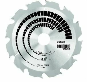 BOSCH 2608640633 Daıre Testere Bıçağı Cw Wo 190*30-12 ürün görseli 1