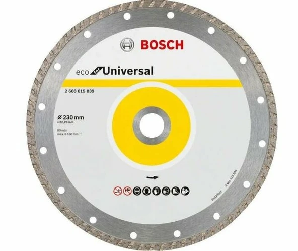 BOSCH 2608615039 Ekonomik Seri Elmas Bıçak Çap 230 mm ürün görseli 1