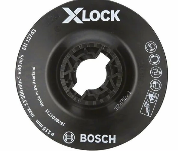BOSCH 2608601711 X-Lock 115 mm Fiber Disk Soft Taban ürün görseli 1