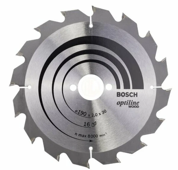BOSCH 2608641184 Optiline 190*30 16 Diş ürün görseli 1