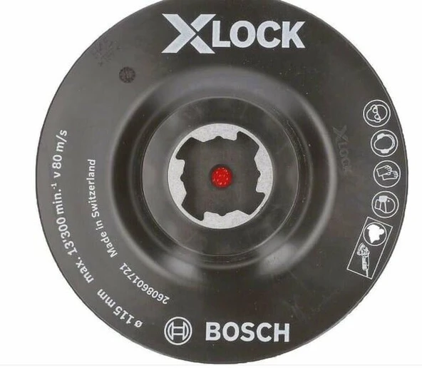BOSCH 2608601721 X-Lock 115 mm M14 Zımpara Tabanı ürün görseli 1