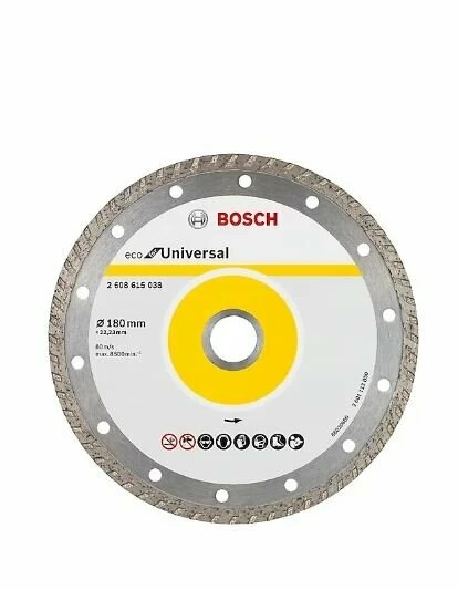 BOSCH 2608615038 Ekonomik Seri Elmas Bıçak Çap 180 mm ürün görseli 1