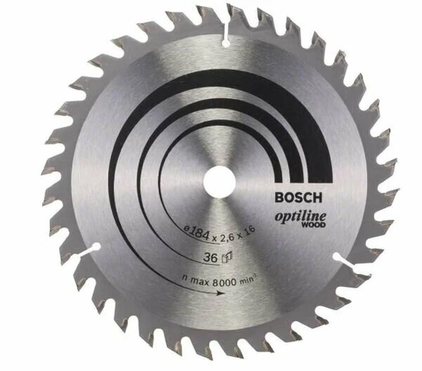 BOSCH 2608640818 Optiline Wood 184*16 mm 36 Diş ürün görseli 1