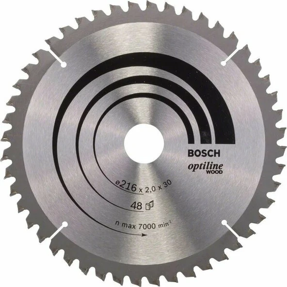 BOSCH 2608640432 Daire Testere Bıçağı Op Wo B 216X30-48 Diş ürün görseli 1
