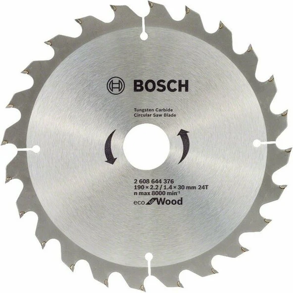 BOSCH 2608644376 Daire Testere Bıçağı 190*30 mm 24 Diş ürün görseli 1