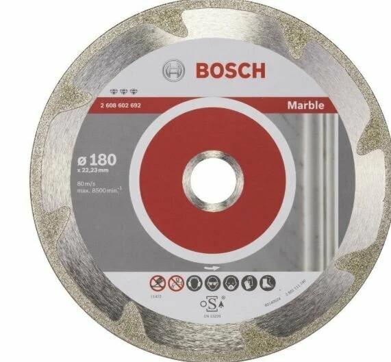 BOSCH 2608602692 Elmas Kesme Disk Bfmarble 180*22,23 mm ürün görseli 1