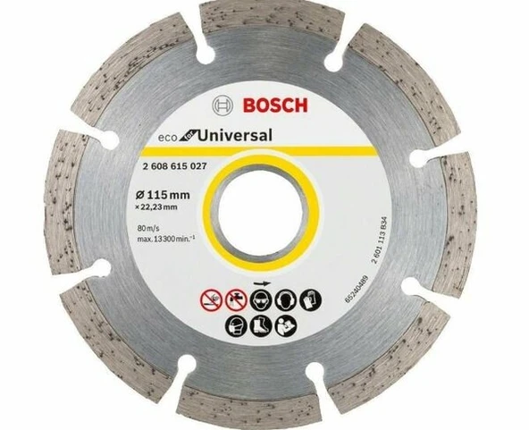 BOSCH 2608615040 Ekonomik Seri Elmas Bıçak Çap 115 mm (10'Lu) ürün görseli 1