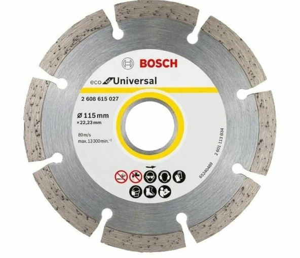 BOSCH 2608615027 Elmas Kesme Disk Efuniv 115*22,23 mm ürün görseli 1