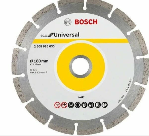 BOSCH 2608615030 Ekonomik Seri Elmas Bıçak 180 mm ürün görseli 1