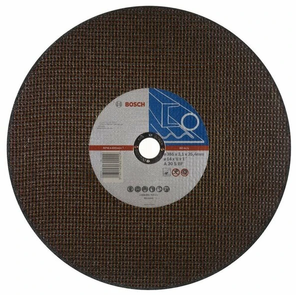 BOSCH 2608602759 Standart For 355X25,40X3,1 Metal Düz Kesici Taş ürün görseli 1