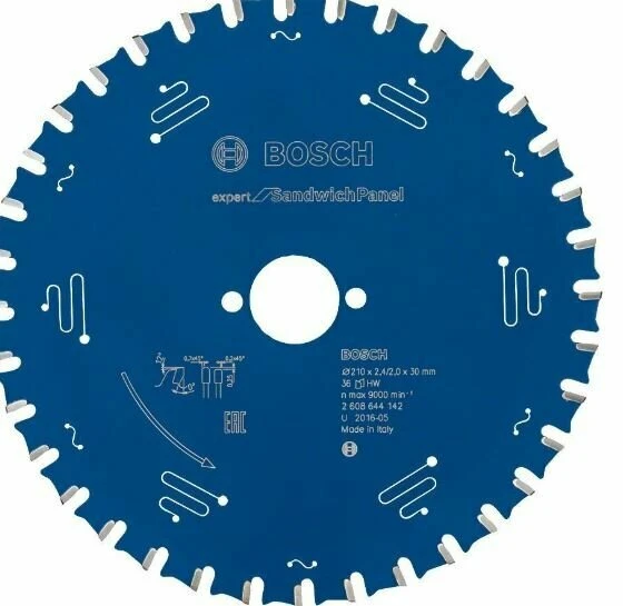 BOSCH 2608644142 Daire Testere Bıçağı 210*30 mm 36 Diş ürün görseli 1