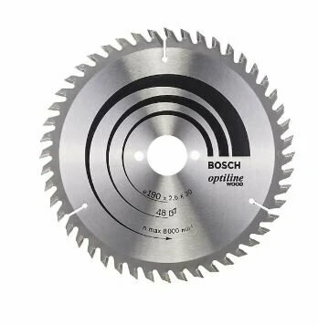 BOSCH 2608640617 Optiline 190*30 mm 48 Diş 1,6 Atb ürün görseli 1