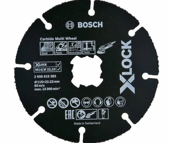 BOSCH 2608619283 X-Lock Carbide Multi Wheel 115 mm ürün görseli 1