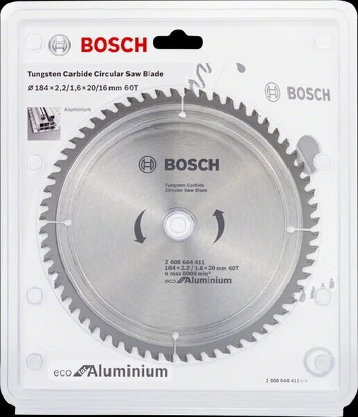 BOSCH 2608644411 Ecoal Daire Testere Bıçağı 184*20 mm 60 Diş ürün görseli 1