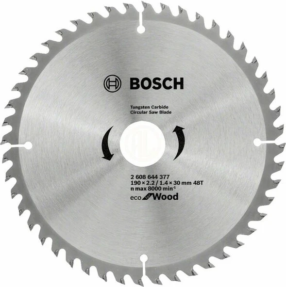 BOSCH 2608644614 Optiline Eco 190*30 48 Diş Daire Testere 10'Lu ürün görseli 1