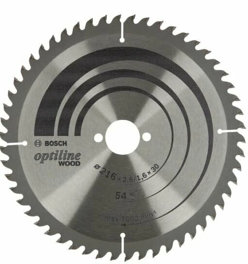 BOSCH 2608838411 Opw Daire Testere Bıçağı 216*30 mm 54 Diş ürün görseli 1