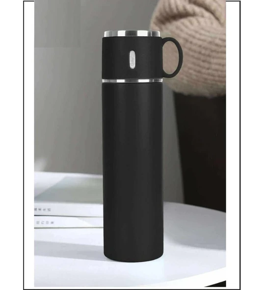 316 Paslanmaz Çelik Termos Bardak 580 Ml Bardaklı 20 Saat Sıcak-soğuk Thermos Mug Kupa Coffee ürün görseli 1