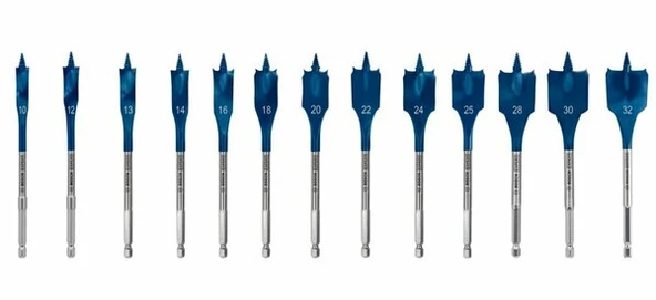BOSCH 2608900336 Exp Scs Yaprak Ahşap Matkap Ucu Hex 13Lü ürün görseli 1