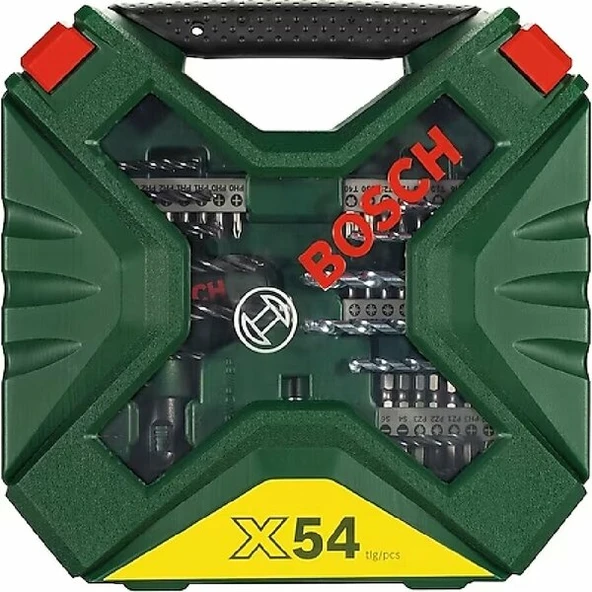 BOSCH 2607010610 54 Parçalı X-Line Classic Matkap Ucu Ve Vidalaam Ucu Seti ürün görseli 1
