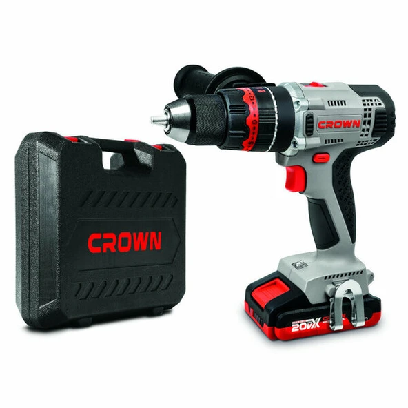 CROWN CT21075HMX-2 BMC Akülü Darbeli Matkap 20V-2Ah Ct21075Hmx-2 Bmc ürün görseli 1