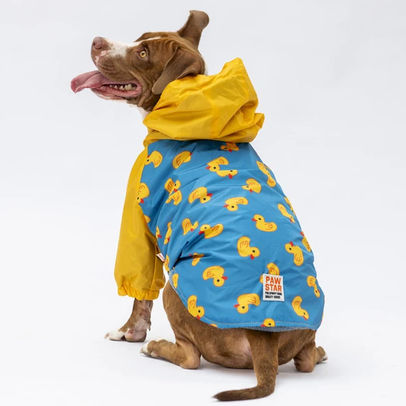 Pawstar Pekin Polarlı Su Geçirmez Orta-Büyük Irk Köpek Yağmurluğu ürün görseli 1
